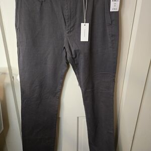 Warp + Weft Men's Charcoal Chinos